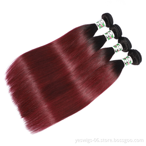 Colorful Human Hair Extension 1b-99j 27 30 33 613 Blonde Straight Bundles Top 9A 10A Grade Malaysian Cuticle Aligned Virgin Hair